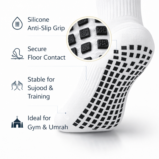 Umra/Sports Anti Slip Cotton Socks
