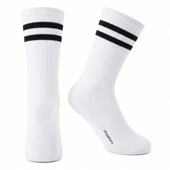 3Feathers Sportive Cotton Long Socks for Men Free Size Fits 40-46