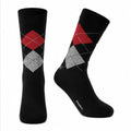 3Feathers Classic Argyle Cotton Long Socks for Men Free Size Fits 40-46