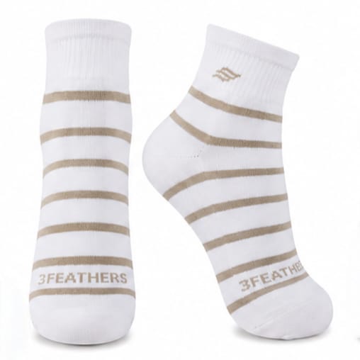 3Feathers Cotton High Ankle Sportive Socks for Men Free Size Fits 40-46