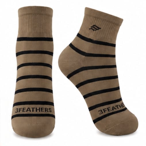 3Feathers Cotton High Ankle Sportive Socks for Men Free Size Fits 40-46