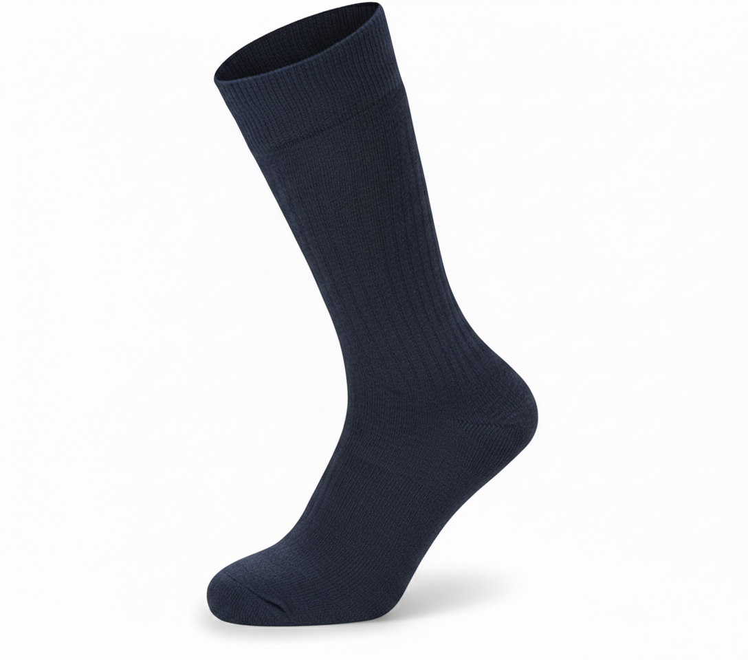 3Feathers Classic Cotton Long Socks for Men Free Size Fits 40-46