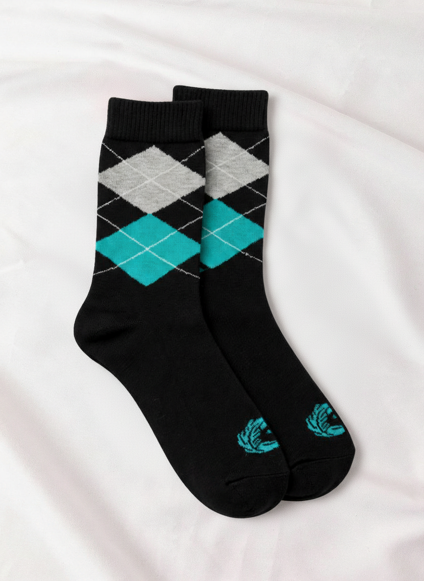 Men’s Classic Long Cotton Socks – Half Terry Cushion