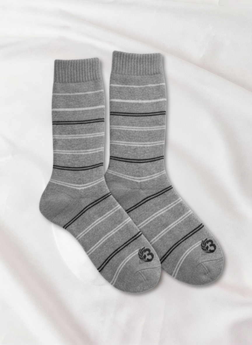 Men’s Classic Long Cotton Socks – Half Terry Cushion