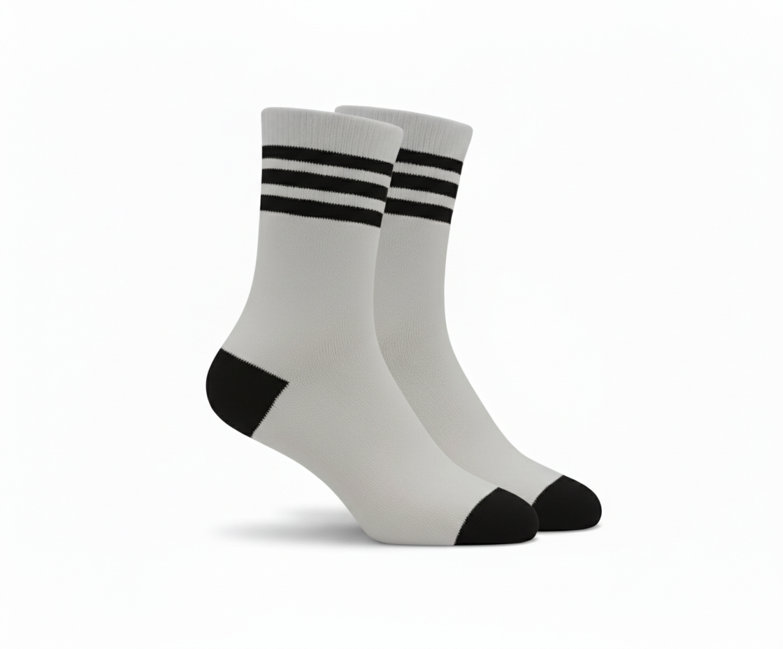 3Feathers Cotton High Ankle Sportive Socks for Men Free Size Fits 40-46