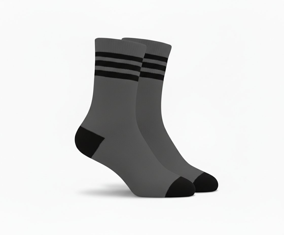 3Feathers Cotton High Ankle Sportive Socks for Men Free Size Fits 40-46