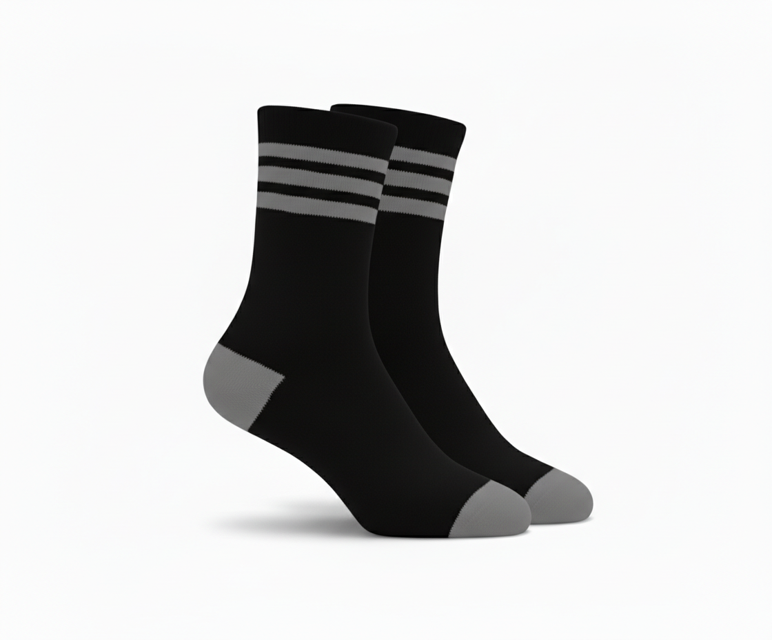 3Feathers Cotton High Ankle Sportive Socks for Men Free Size Fits 40-46