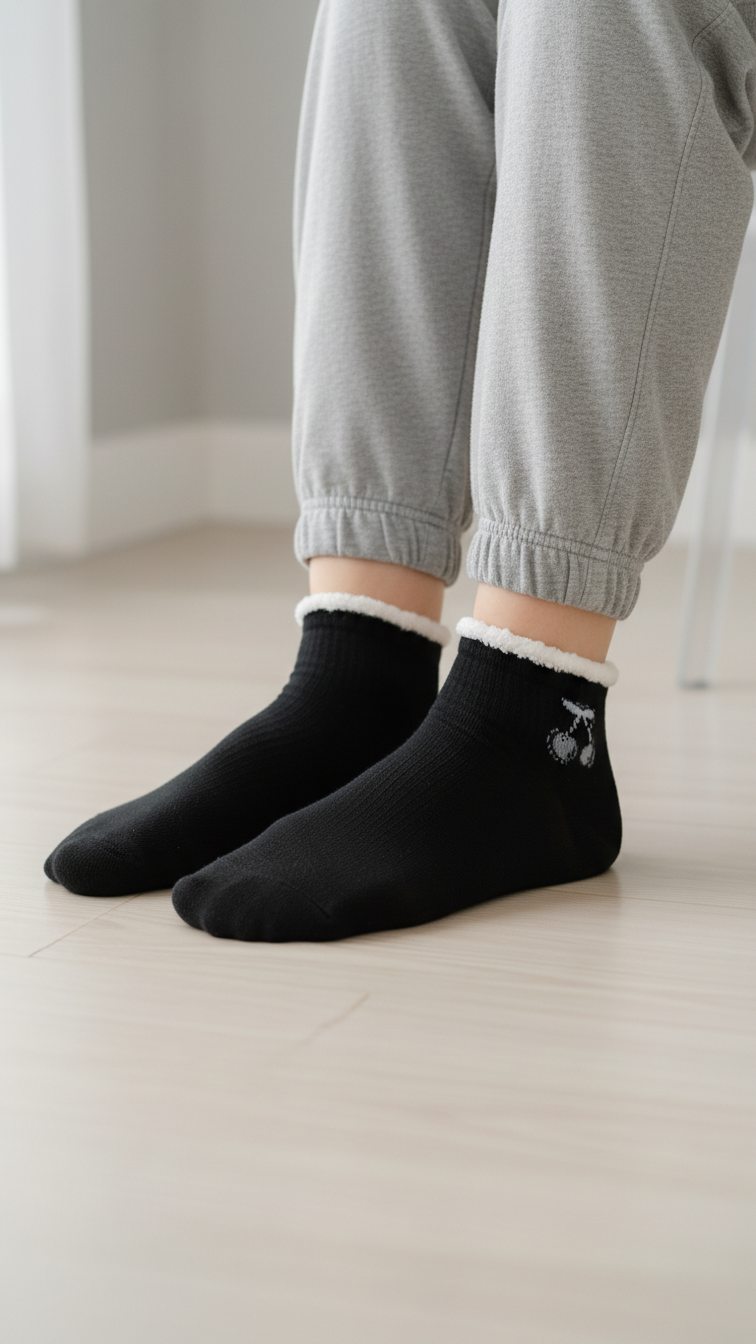 مجموعة تشيري – عبوة من 5 جوارب قطنية قصيرة للنساء – المقاسات من 36 إلى 41